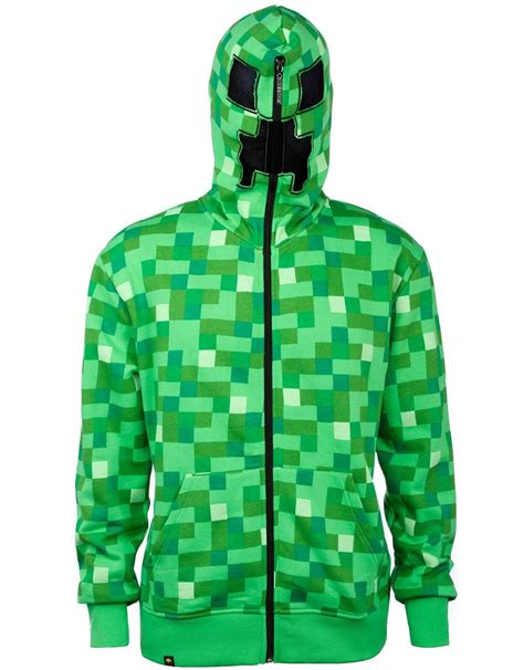 minecraft hoodie zip up